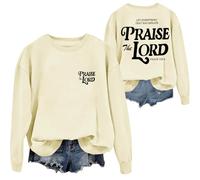 Let Everything That Has Breath Praise The Lord, Praise The Lord - Sudadera cristiana para mujeres y hombres, Khika, L