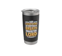 Let Everything That Has Breath Praise The Lord Vaso térmico de acero inoxidable de doble pared