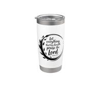 Let Everything That Has Breath Praise The Lord Vaso térmico de acero inoxidable de doble pared