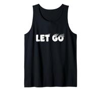 Let Go, diseño de metáfora tipográfica Minimalista Camiseta sin Mangas
