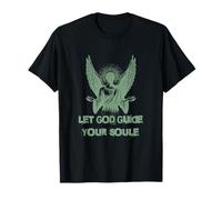 Let God Guide Your Soul Ángel Alas Fe Espiritual Camiseta