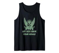 Let God Guide Your Soul Ángel Alas Fe Espiritual Camiseta sin Mangas