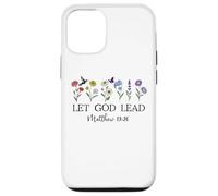 Let God Lead Matthew 19:26 God Quote All Things Are Possible Carcasa para iPhone 12/12 Pro
