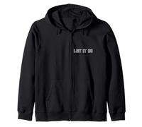 Let it Be - Gráfico Minimalista, mentalidad, Rock Sudadera con Capucha