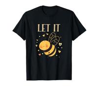 Let It Bee Juego de Palabras Divertido con Lindas Abejas Camiseta