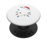 Let It Flow - Diseño anatómico de corazón navideño PopSockets PopGrip Adhesivo