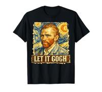 Let It Gogh: Divertido, Legendario, clásico, Vintage, Van Gogh Camiseta