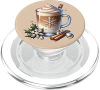 Let It Snow Coffee Latte Decor For Women Cute Winter PopSockets PopGrip para MagSafe