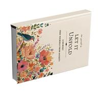 Let It Unfold - Diario portátil de crecimiento emocional para reflexión personal con indicaciones diarias y ejercicios guiados