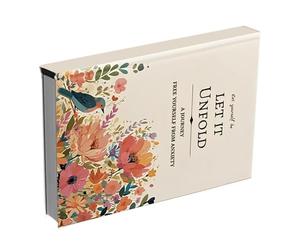 Let It Unfold - Diario portátil de crecimiento emocional para reflexión personal con indicaciones diarias y ejercicios guiados