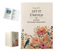 Let It Unfold Journal, diario guiado de 15 semanas para curación emocional y crecimiento consciente, cuaderno de gratitud y bienestar de tapa dura