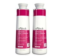 Let Me Be - Kit Alisado Supremeliss Mask Keratin, 2 en 1, Champú antiresiduos y Mascarilla, Limpieza profunda y alisado 100% Brasileño, Larga duracion (2x1L)