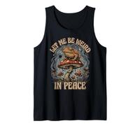 Let Me Be Weird In Peace Funny Frog Introvertido Hongos Camiseta sin Mangas