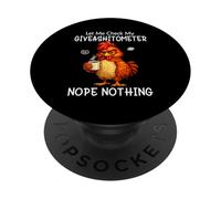 Let Me Check My Giveashitometer Funny Grumpy Chicken Coffee PopSockets PopGrip Adhesivo