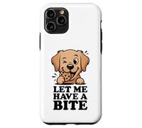 Let Me Have A Bite - Divertido Golden Retriever Cookie Lover Carcasa para iPhone 11 Pro