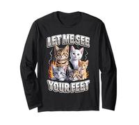 Let Me See Your Feet Cat Meme Y2K Bootleg Unwearable Manga Larga