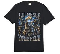Let Me See Your Feet Wolf Pack Full Moon Bootleg Comfort Colors Adult Heavyweight T-Shirt