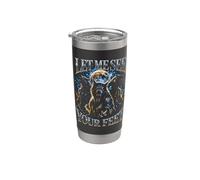 Let Me See Your Feet Wolf Pack Full Moon Bootleg Vaso térmico de acero inoxidable de doble pared
