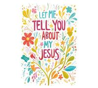 Let Me Tell You About My Jesus Composition Notebook, 120 Lined Pages, College Ruled Notebook Journal, Cute Christian Notebook for School Notes ... Notes, Journaling, School, and Daily Writing