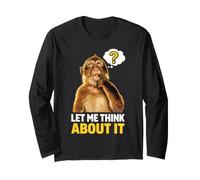 Let Me Think About It Pondering Monkey Question Mark Sarcasm Manga Larga