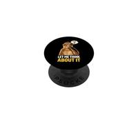 Let Me Think About It Pondering Monkey Question Mark Sarcasm PopSockets PopGrip Adhesivo