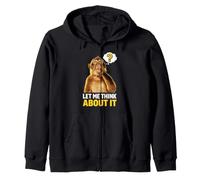 Let Me Think About It Pondering Monkey Question Mark Sarcasm Sudadera con Capucha
