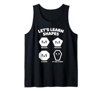 Let’s Learn Shapes Dad Is Gone Meme Joke Sarcasm Humor Camiseta sin Mangas