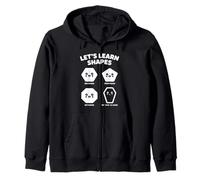 Let’s Learn Shapes Dad Is Gone Meme Joke Sarcasm Humor Sudadera con Capucha