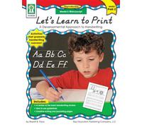 Let?s Learn to Print: Modern Manuscript, Grades PK - 2: A Developmental Approach to Handwriting by Flora M.S., Sherrill B. (2005) Paperback