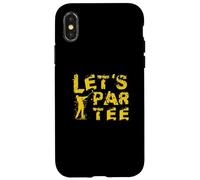 Let’s-Par-tee-Shirt Juego Golf Bola Golf Jugadores de Golf Carcasa para iPhone X/XS