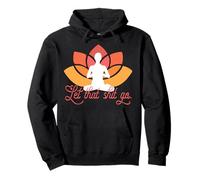 Let That Shit Go Funny Yoga Meme Meditación Sudadera con Capucha
