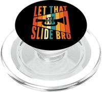 Let That Slide Bro Trompetista Músico Miembro de la Banda Juego de Palabras PopSockets PopGrip para MagSafe