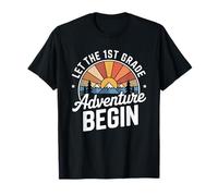 Let the 1st Grade Adventure Begin First Grade Teacher Camiseta