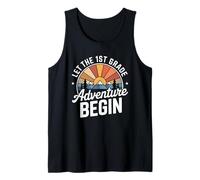 Let the 1st Grade Adventure Begin First Grade Teacher Camiseta sin Mangas