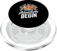 Let the 1st Grade Adventure Begin First Grade Teacher PopSockets PopGrip para MagSafe