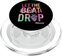 Let The Beat Drop Adenosine Funny RN Nurses Heartbeat Cute PopSockets PopGrip para MagSafe