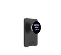 Let The Beat Drop DJ Techno Dubstep House EDM Festival Rave PopSockets PopWallet para MagSafe