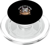 Let The Cat Out Of The Bag Idiom Expression Sarcasm ------- PopSockets PopGrip para MagSafe