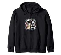 Let The Cat out of The Bag Idiom Expression Sarcasm - Sudadera con Capucha