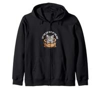 Let The Cat Out Of The Bag Idiom Expression Sarcasm ------- Sudadera con Capucha