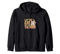 Let The Cat Out Of The Bag Idiom Expression Sarcasm ------ Sudadera con Capucha