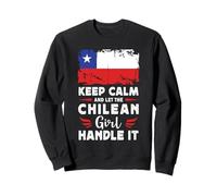 Let The Chilean Girl Handle it Chile Flag Sudadera