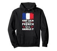 Let The French Girl Handle it France Flag Sudadera con Capucha