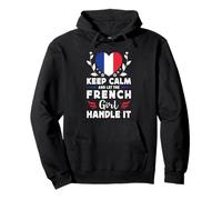 Let The French Girl Handle it France Flag Sudadera con Capucha