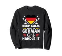 Let The German Girl Handle it Germany Flag Sudadera
