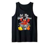 Let The-Good Times Boil Funny Crawfish Hervir Mardi Gras Cajun Camiseta sin Mangas