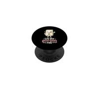 Let The Good Times Roll Mahjong Player Tile Game Estrategia PopSockets PopGrip Adhesivo