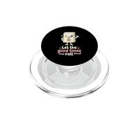 Let The Good Times Roll Mahjong Player Tile Game Estrategia PopSockets PopGrip para MagSafe