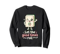 Let The Good Times Roll Mahjong Player Tile Game Estrategia Sudadera