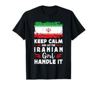 Let The Iranian Girl Handle it Iran Flag Camiseta